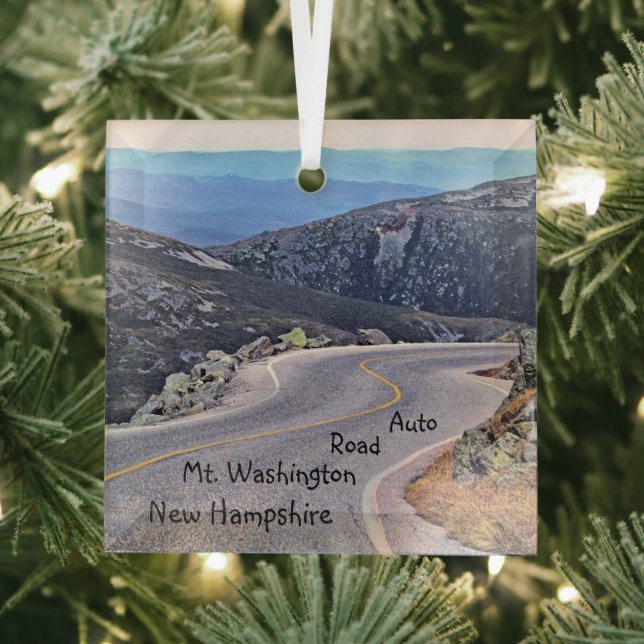 Granite Tops Auto Road Glass Ornament (Insitu)