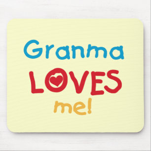 Granma Loves Me T-shirts and Gifts Mouse Mat
