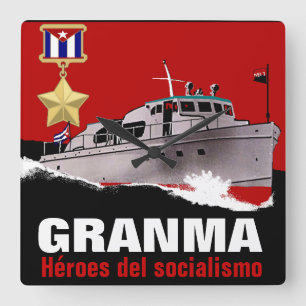 GRANMA SQUARE WALL CLOCK