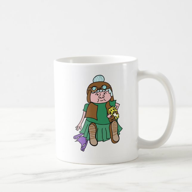 Grannie Sat Coffee Mug (Right)
