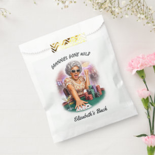 Grannies Gone Wild Funny Casino Bachelorette Party Favour Bags
