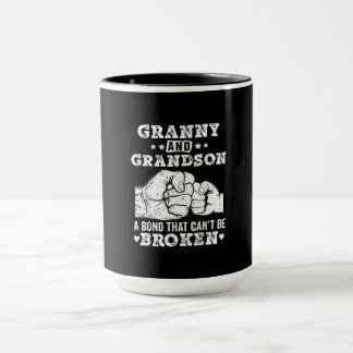 Granny And Grandson A Bond That Cant Be Broken Mug