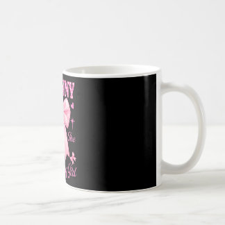 Granny birthday girl matching coquette pink bow  coffee mug