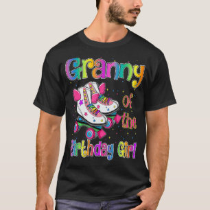 Granny Birthday Rolling Skate Birthday family Part T-Shirt