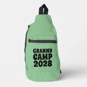 Granny Camp Retro Green Sling Bag