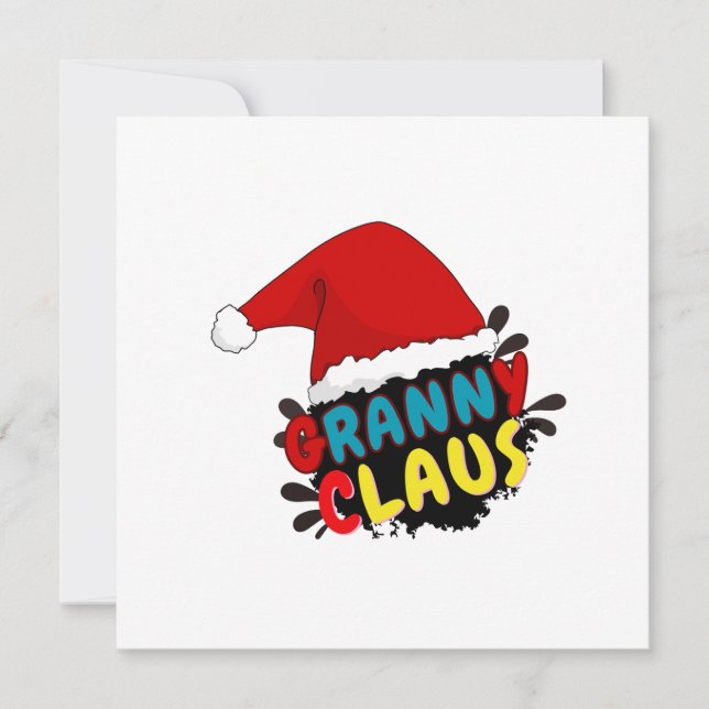 granny claus christmas gift, (Front)