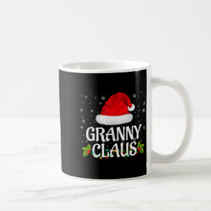 Granny Claus Christmas Lights Santa Pajama Family  Coffee Mug
