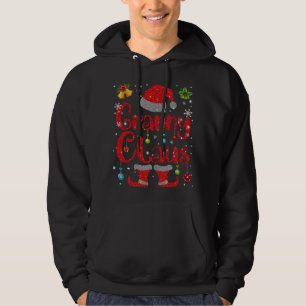 Granny Claus Christmas Santa Claus Matching Family Hoodie