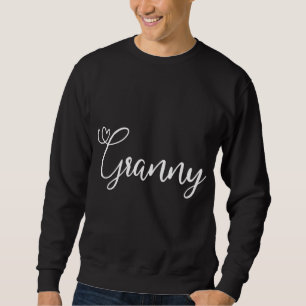 Granny Cute Heart Grandma Gift Christmas Halloween Sweatshirt