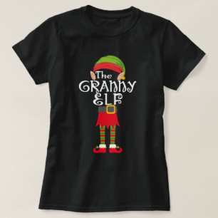 granny elf family matching christmas T-Shirt