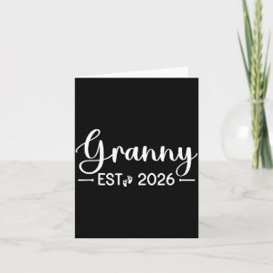 Granny Est 2026 New Matching Mother To Be 2026  Card