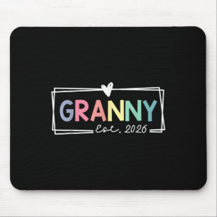 Granny Est 2026 Promoted To Grandma 2026 For Grand Mouse Mat