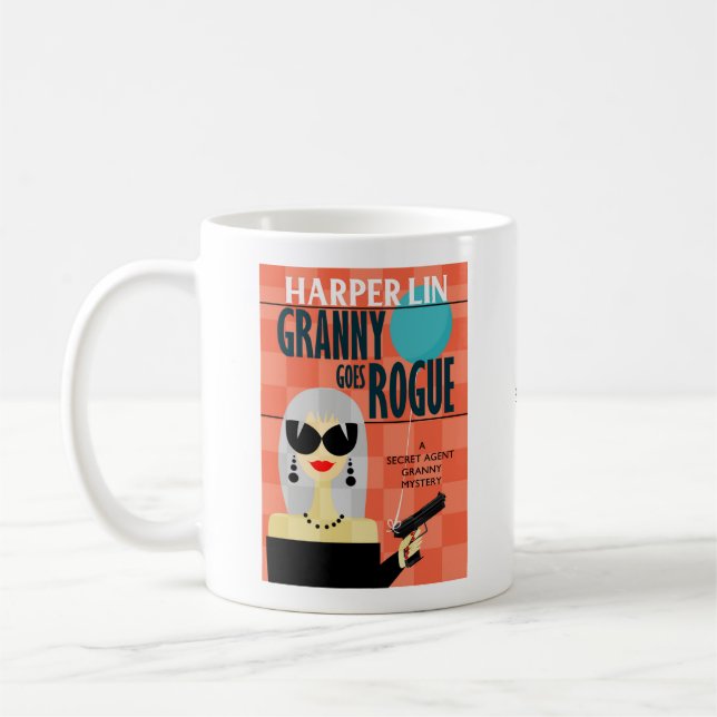Granny Goes Rogue by Harper Lin Book Cover Mug (Left)