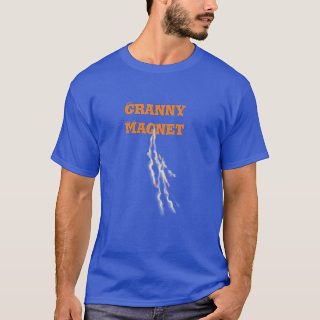 Granny Magnet T-Shirt - customise (Front)