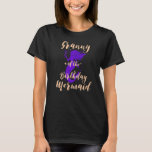 Granny of the Birthday Mermaid Daughter Bday Girl  T-Shirt<br><div class="desc">Granny of the Birthday Mermaid Daughter Bday Girl Birthdate</div>