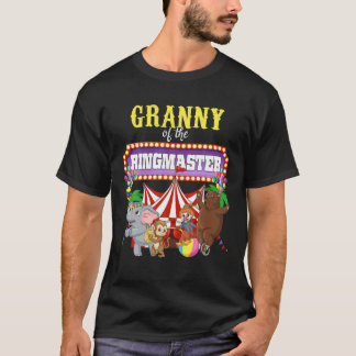 Granny Of The Birthday Ringmaster Kids Circus Part T-Shirt