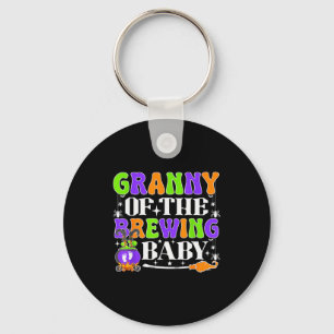 Granny Of The Brewing Baby Halloween Witch Baby Sh Key Ring