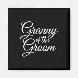 Granny Of The Groom Women's Magnet