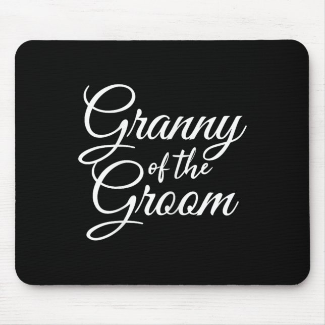 Granny Of The Groom Women's  Mouse Mat (Front)