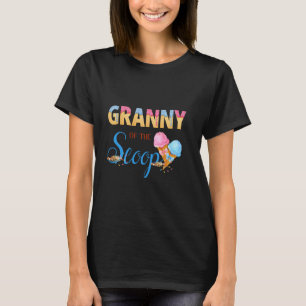 Granny of The Scoop Ice Cream Gender Reveal Baby S T-Shirt
