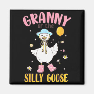 Granny Of The Silly Goose First Birthday Family Ma Magnet