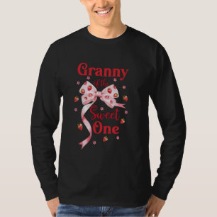 Granny Of The Sweet One Strawberry First Birthday T-Shirt
