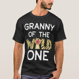 Granny Of The Wild One Zoo Themed 1st Birthday Par T-Shirt