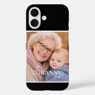 Granny Photo Established Year Modern Heart iPhone 16 Case