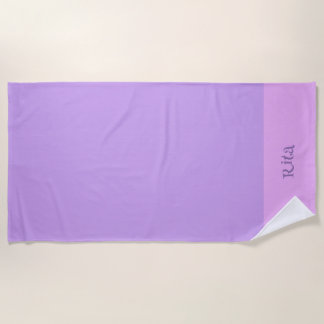 Granny Purple  Beach Towel