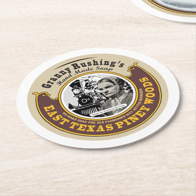 GRANNY RUSHINGS ROUND COASTER (Angled)