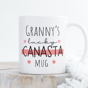 Granny’s Lucky Canasta Mug - Personalisable