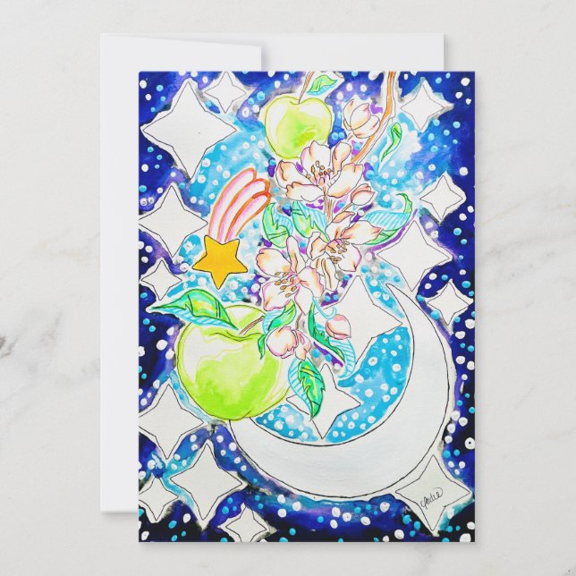 Granny Smith Apple Invitation (Front)