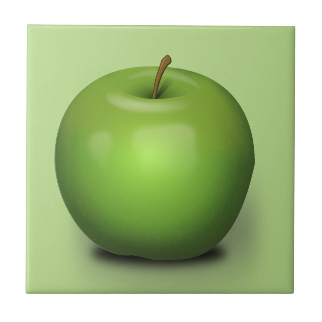 Granny Smith Apple Tile (Front)