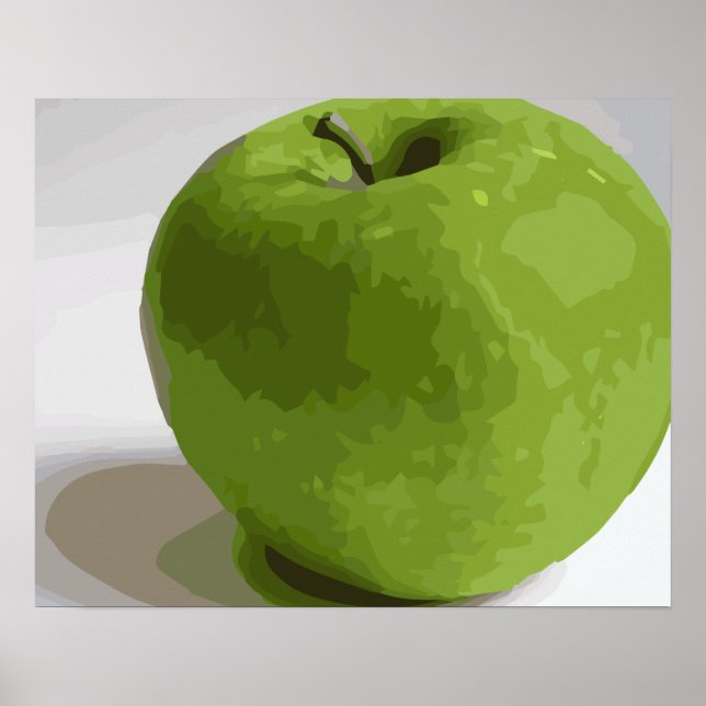 Granny Smith Green Apple Picture Poster (Front)