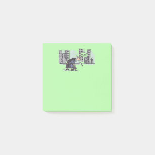 Granny Spitting! green note pads