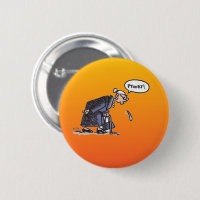 Granny Spitting! sunrise small button