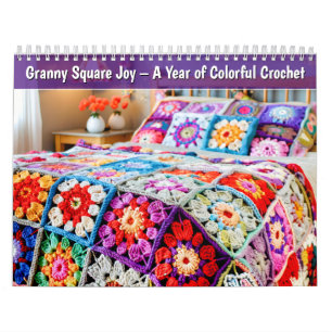Granny Square Joy – A Year of Colourful Crochet Calendar