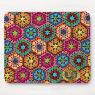 Granny Square Mouse Pad