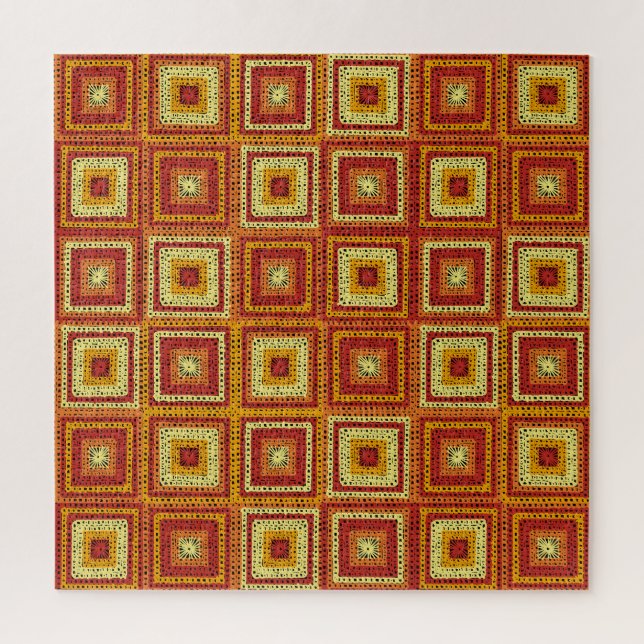 Granny Square Pattern Jigsaw Puzzle (Vertical)