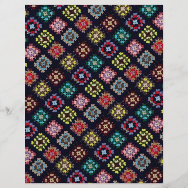 Granny squares flyer (Front)
