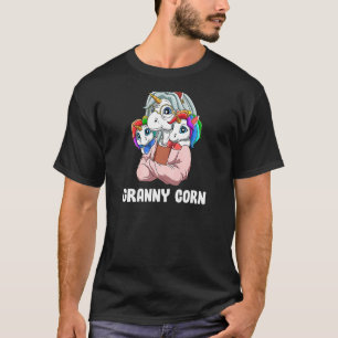 Granny Unicorn Grandma Grandchildren Outfit T-Shirt