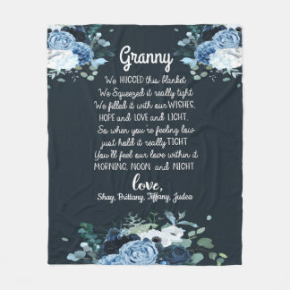 Granny We Hugged This Blanket Personalised Granny 