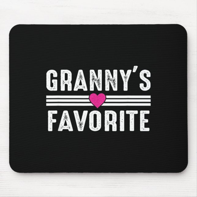 Granny's Favorite  Mouse Mat (Front)
