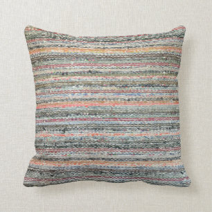 Granny's Rag Rug Cushion
