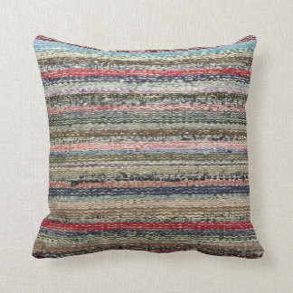 Granny's Rag Rug Cushion
