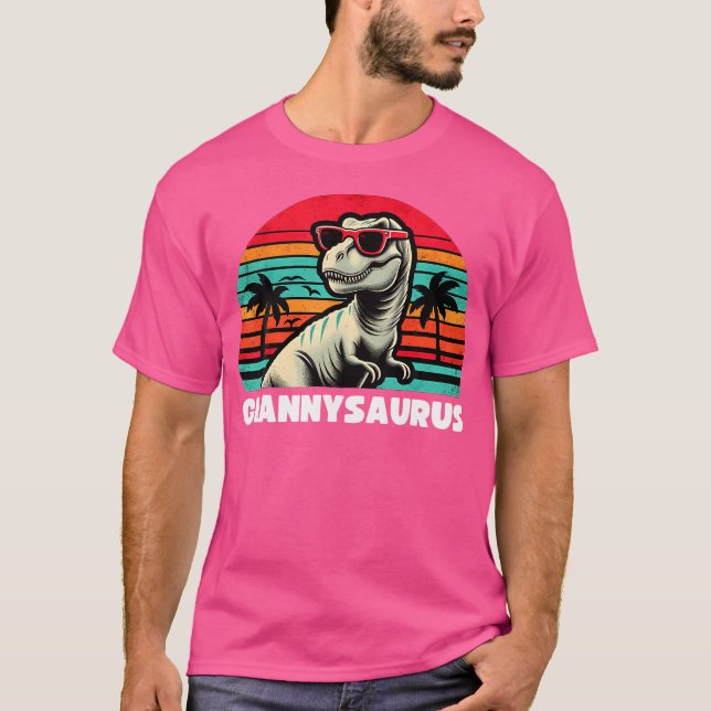 Grannysaurus Funny T Rex Granny Saurus Dinosaur Fa T-Shirt (Front)