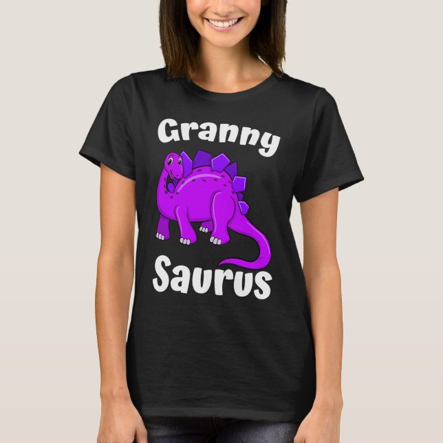 Grannysaurus Granny Dinosaur  Dino Mother's Day T-Shirt (Front)