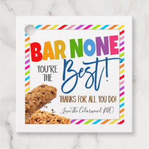 Granola Bar Gift Tag