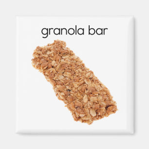 Granola Bar Refrigerator Magnet