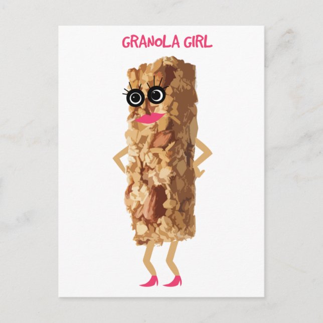 Granola Girl Postcard (Front)